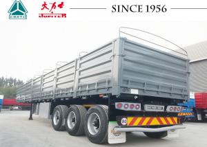 Buy cheap 40T Flatbed Semi Trailer With Dropside Wall Side Wall Semi Trailer For Sale product