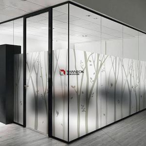 Buy cheap 108mm Single Glass Partition Wall Mounted Tempered Glass product