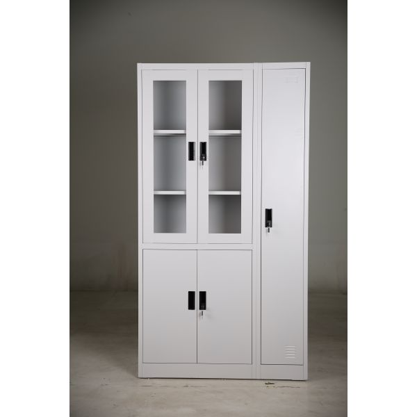 Fireproof Metal Filing Cabinet With Clothes Cabinet