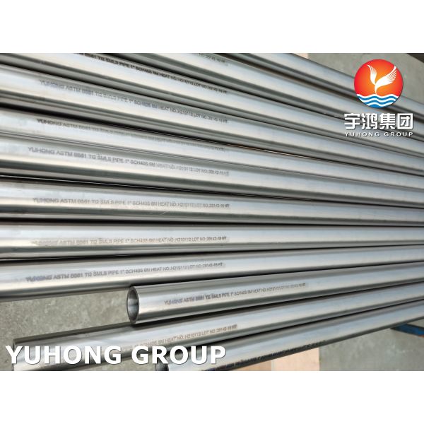 Titanium Alloy Seamless Pipes ASTM B861 Grade 2 Heat Exchangers Food Chemical Oil