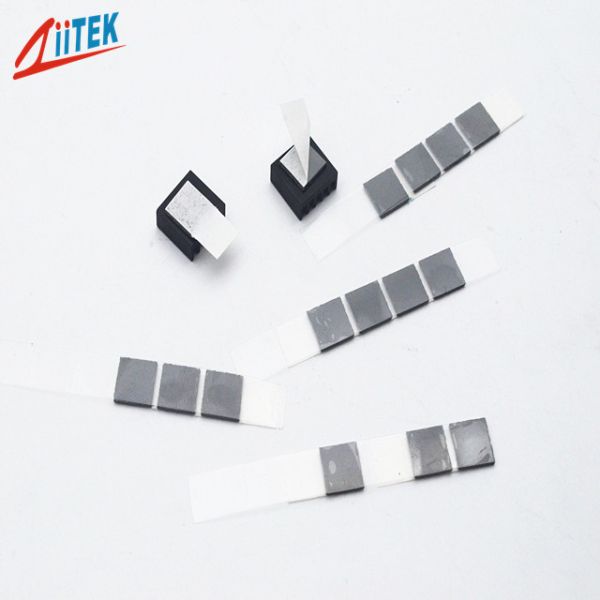 Thermal Pads Pliable Durable Gray Electric Conductive Silicone Sheet For Electronics