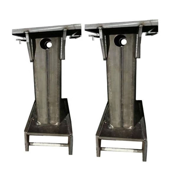 Thick Sheet Metal Frame Bracket with Weld Laser Cutting Fabrication and Polished Finish