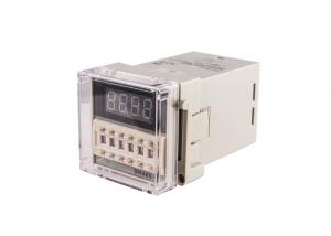 China DH48S-S 0.1s to 99h 220VAC 24VDC Digital time delay repeat cycle timer relay with base on sale