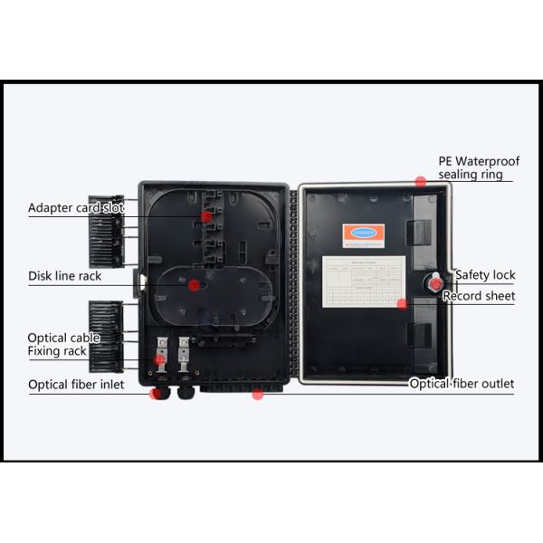 FTTB FTTX Fiber Optic Accessories 1x16 PLC Splitter Box Fiber Termination Box