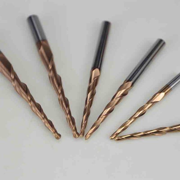 55 Degree Wolfram Steel CNC Router Bits Customizable OEM Spherical Milling Cutter Metal Alloy Tapered Ball Nose End Mill