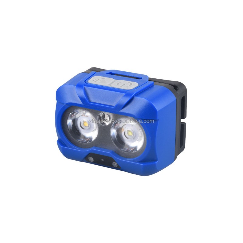 Outdoor Portable Mini ultra Bright Sensor Head Mounted Spotlight Multi Light Source Lighting Camping Light