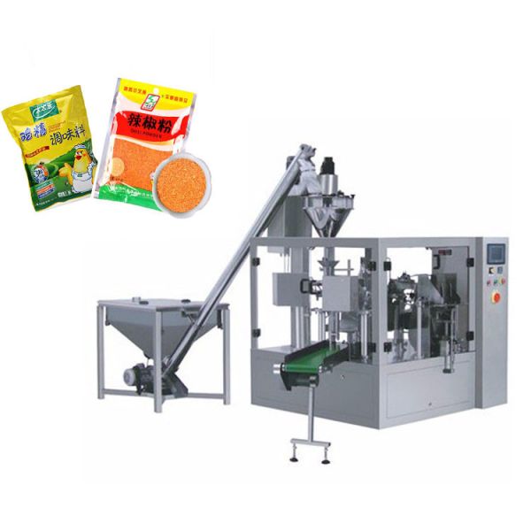Stand Up Pouch Red Chilli Powder Packing Machine 100g 500g Automatic