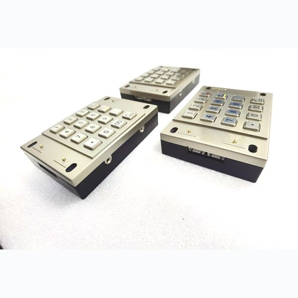 Payment Kiosk PCI 4.0 DES Encrypted Pin Pad 16 Keys Metal Keypad