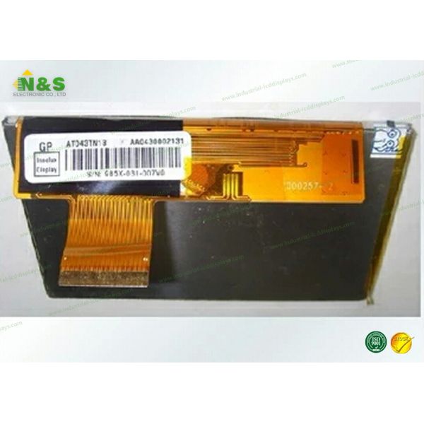 Flat Rectangle 4.3'' Innolux LCD Panel For Portable GPS / Handheld TV