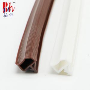 China Modified PVC Sealing Commercial Door Weather Stripping With Line 10*5mm on sale