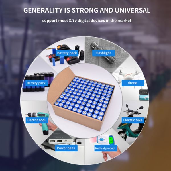 3.7v Lithium Ion Cells 18650 Rechargeable 2500mAh 5C Green Power Supply