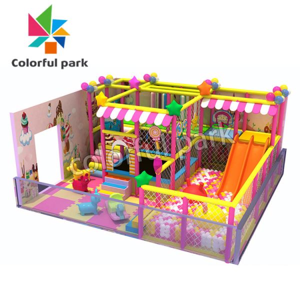 Jungle Theme Soft Indoor Playground With Slides EVA Foaming Mats