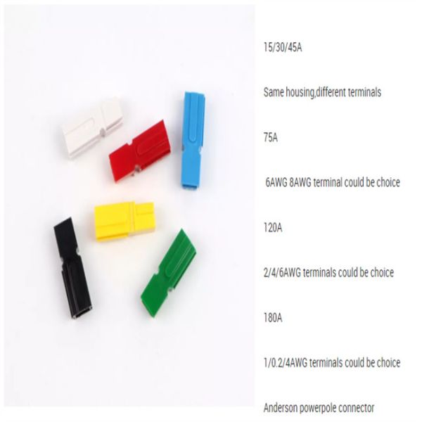 Practical 600V Anderson Powerpole Connectors 45A For Electric Vehicles