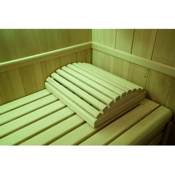 Custom Made Cedar Cube Sauna Room with Computer Control Panel and Electric Stove Heating for Outdoor Use