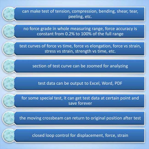 600KN 60 T Hydraulic Steel Bar Tension Strength Testing Machine Brick Compress Strength Tester