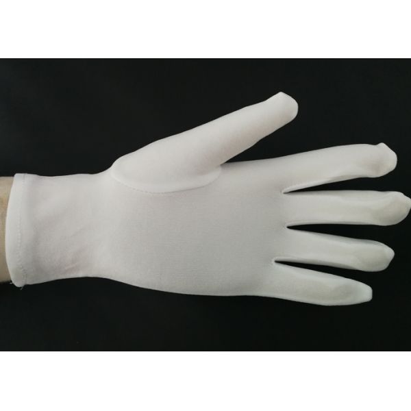 Heavy 100D Clean Room Sterile Gloves , Static Resistant Gloves Common Binding