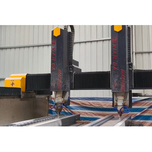 Precise 3-Axis CNC Planar Stone Carving Machine For Large Scale Stonework