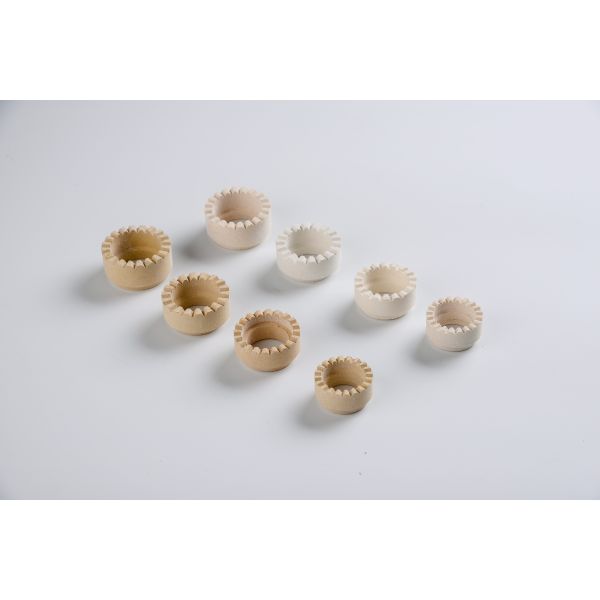 Wear Resistance Mechanical Alumina Ceramic Ring ISO9001 Stud Welding Ceramic Ferrule