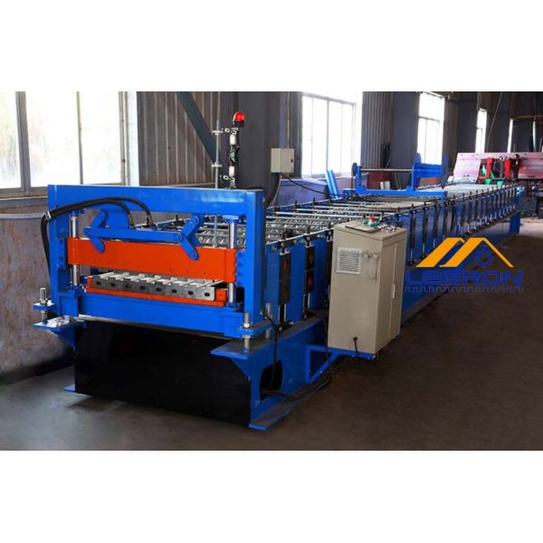 0.4mm Galvanized Shutter Door Roll Forming Machine With 18 Stations