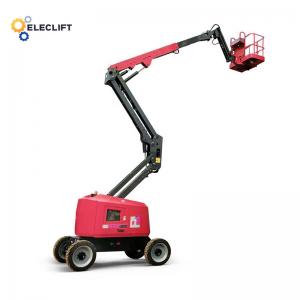Buy cheap 30m Telescopic Boom Lift 4WD Narrow Electric Articulating Boom Lift product