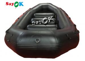 China SGS PVC Inflatable Boats 4.85m Black Small Water Sport Rubber Rafting Boat on sale