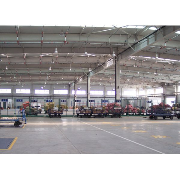Q345b Grade Pre Manufactured Steel Buildings Light Weight Easy To Build