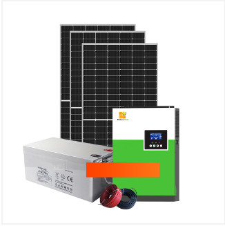 5.5KW/11KW Complete Off Grid Solar System Stand Alone Battery System with white