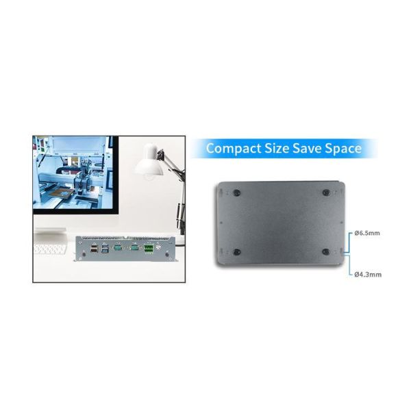 IBOX-1126 J1900 Industrial Fanless Mini PC with Quad-Core Processor, 4 USB 2.0 Ports, and DDR4 Memory