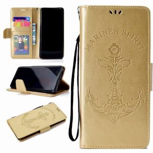 Buy cheap Samsung Note 8 Embossed Mermaid Mariner Spirit Leather Wallet Case with wristlet strap product