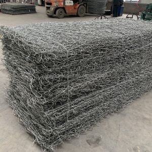 Hexagonal Hole Shape Galvanized Gabion Box for Retaining Wall and River