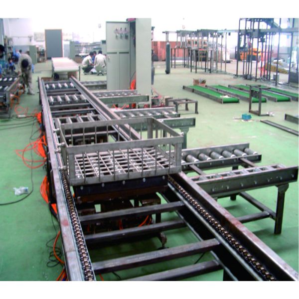 Smart Chain Automated Conveyor Systems , Drag Chain Conveyor Belt High Stability