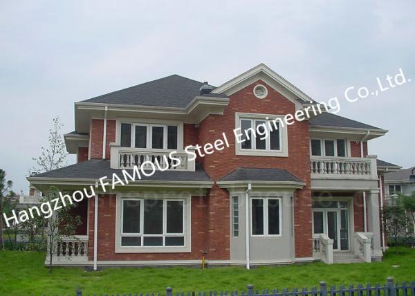 Quality Prefabricated Luxury Light Weight Customized Pre-Engineered Building Steel Villa House for sale