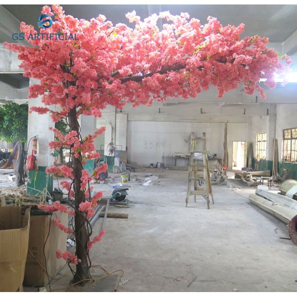 Studio Shooting Wedding Artificial Cherry Blossom Tree 2.5m Height Customized Size