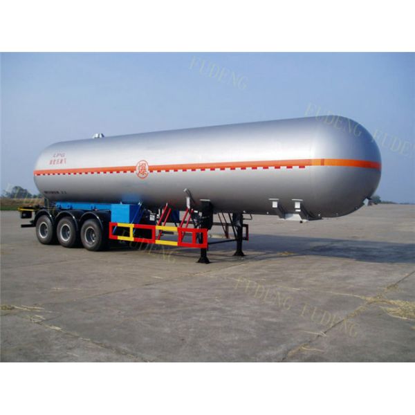 58800 Liters LPG Tank Trailer 40 Foot LPG Storage Tank Steel / Aluminum Material