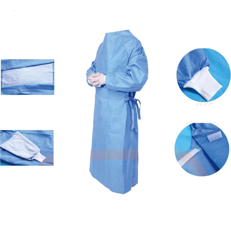 Operation Room EN13795 Disposable Isolation Gown