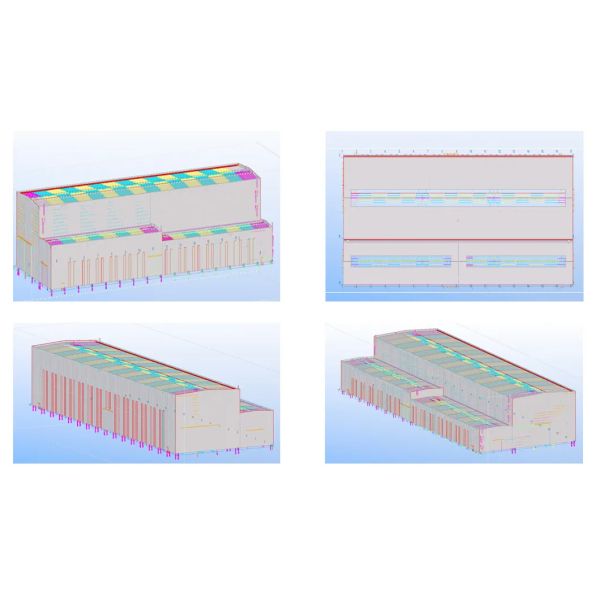 Customizable PEB Steel Structure Building with Seismic Resistance and Fast Construction for Industrial Warehouses