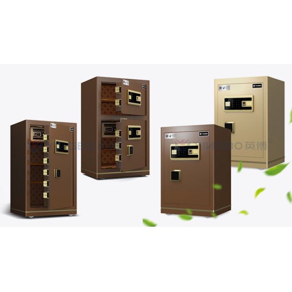 Dual Alarm Office Small Safe Box OEM H600mm Smart Fingerprint Lock