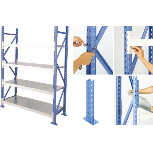 Medium Duty Rack B Carton Box Storage Shelving Long Span Rack Warehouse Storage Racking