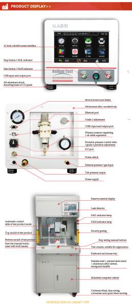 50HZ IPX Test Air Pressure Detector , 150kPa Air Leak Tester Machine For Toothbrush