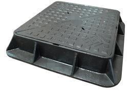 Buy cheap Square Circular Cast Ductile Iron Manhole Cover ASTM ASME AISI Standard product