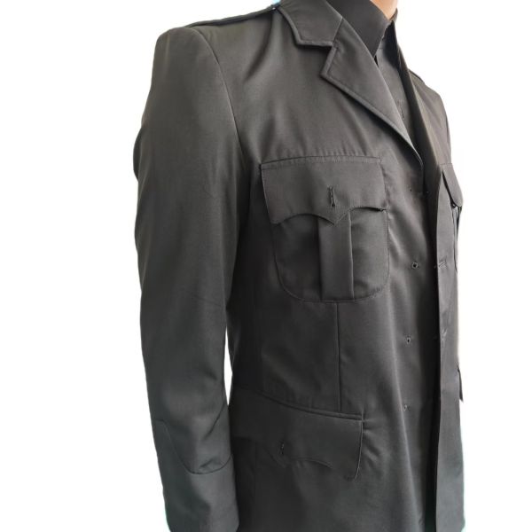 Black Ceremonial Military Uniform Set 45% Wool 55% Polyester