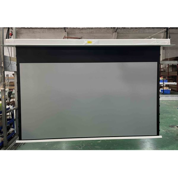 Ceiling Mount Drop Down Screen 4K Automatic Projection Screen Motorized