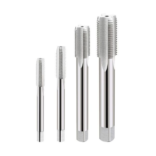 Steel Machine Tap M12x1 5 Tap High Speed Straight Fluted Tap 4 Flutes