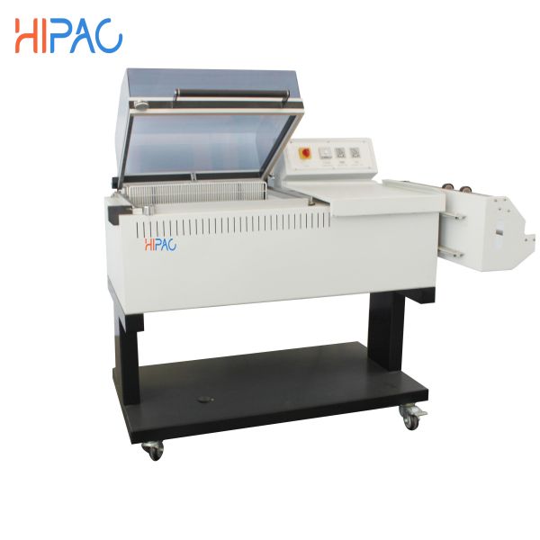 Hipac Semi-Automatic Shrink Wrapping Machine with 500-800pcs/hr Efficiency and 110V/220-240V Power Supply