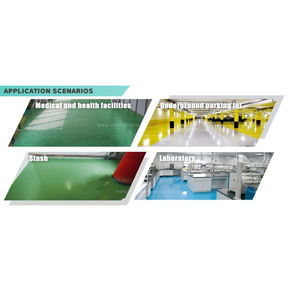 Scratch Resistant Flat Floor Paint Epoxy Coating Paint With Zero VOC