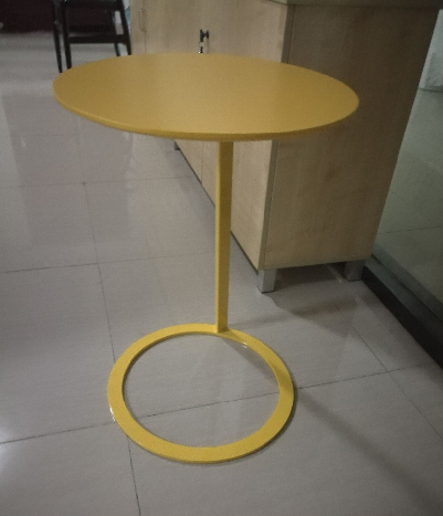 Small Side Round Metal Coffee Table Simple Design Optional Colors For Home