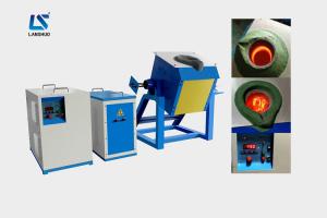 Buy cheap Electric Induction tilting crucible furnace for melting iron/copper/aluminum product