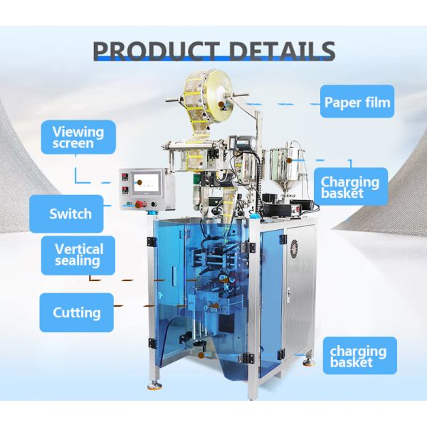 PLC Control Auto Electric Packing Machine 2KW For Protein Drinks Liquid Food