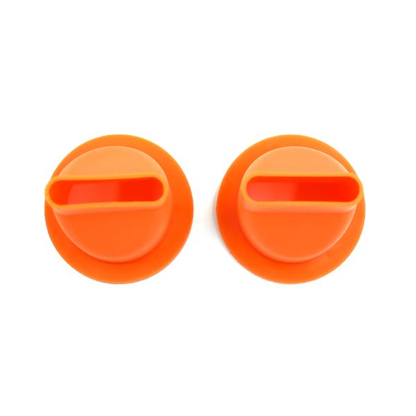 Orange Plastic Mortar Angled Nozzle Straight Nozzle Set with Metal Filling Scoop