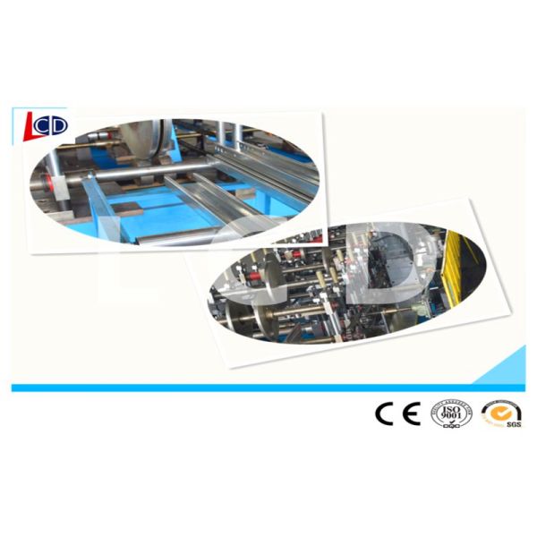 Gear Driven Cable Tray Roll Forming Machine 350H Steel Frame 15m / Min Forming Speed